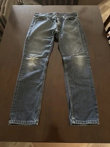Levis Herren 511 blau dünnes Bein Stretch Denim Jeans Größe 34x28,5 - Bild 1 von 6
