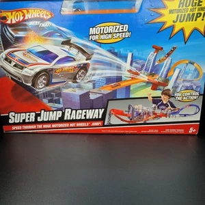Hot Wheels Super Jump Raceway Motorized Track Set With Car Included For Ages 5+ - Picture 1 of 6