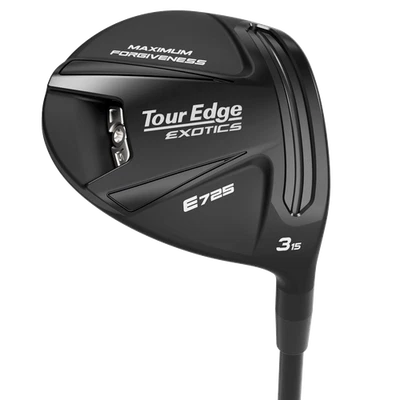 Tour Edge Exotics E725 15* 3 Wood Reg -0.50 Project X Cypher Black 2.0 50 Excnt - Image 1 of 4