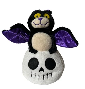 Spooky Town Animated Plush Bat & Jack Pumpkin Skull Singing Musical Halloween - Picture 1 of 9