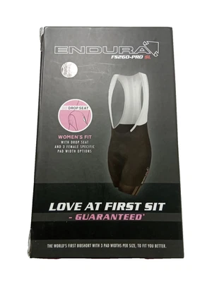 Endura Women's Bib Shorts Size L Black 700 Series Medium Width Drop Seat New F1 - Image 1 of 4