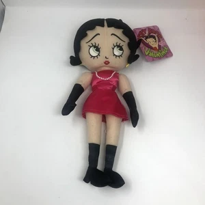 Sugar Loaf Betty Boop Valentine's Pink Gown Dress with Pearl Necklace Plush Doll - Picture 1 of 3