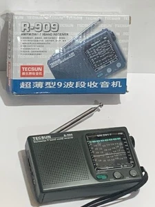 Tecsun R-909 Radio 9-BAND Multi Worldwide AM-MW-FM-SW1-SW7 + BOX+ instructions - Picture 1 of 13