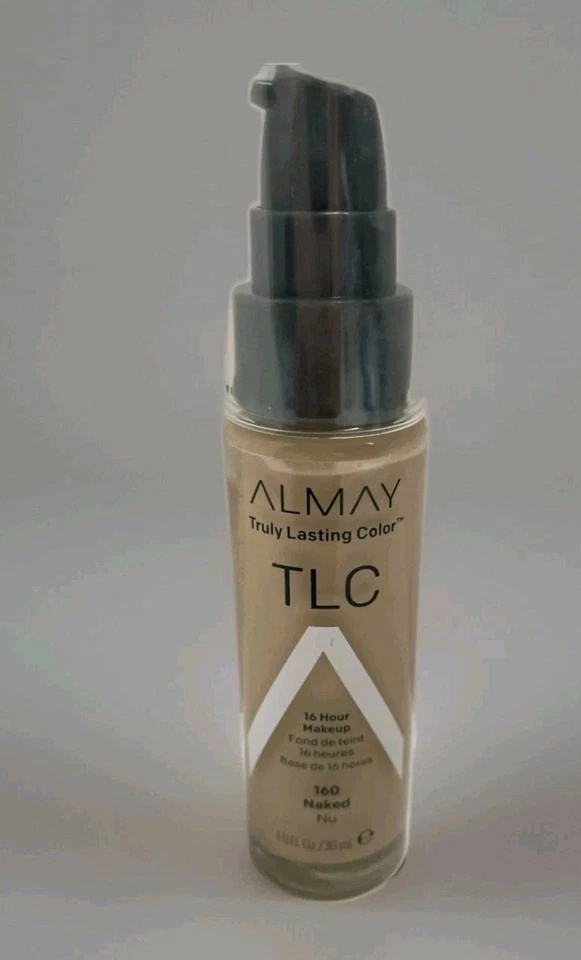 Almay Truly Lasting Color TLC 16 Hour Foundation 160 Naked 1 oz. New - Image 1 of 1