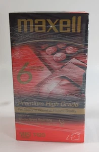 3pk NIP NEW Maxwell Premium High Grade T-120 6 Hours VHS Tapes Sealed - Picture 1 of 3