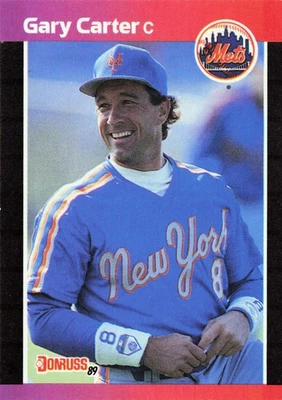 1989 Leaf Donruss Baseball #53 Gary Carter - Image 1 of 3