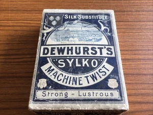 Vintage Dewhurst's Sylko Machine Twist Box - Empty - Picture 1 of 5