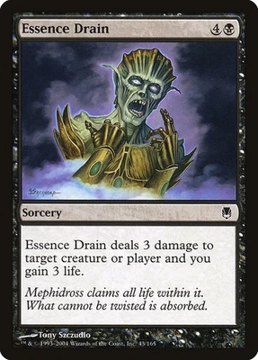 (4x) ESSENCE DRAIN - Darksteel – MTG Magic the Gathering Card - Common - Image 1 of 4