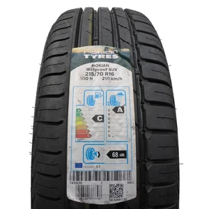 1X Nokian 215/70 R16 100H Wetproof SUV Neumáticos 2019 Completo como Nuevo - Imagen 1 de 4