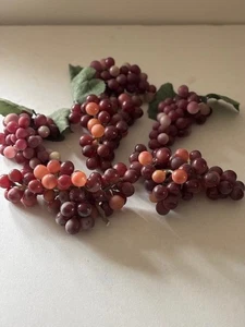 Gummi Trauben Vintage rötlich lila realistisch 7-8" Länge Menge 6 - Bild 1 von 9
