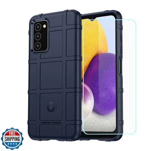 EUAGVQY Case for Galaxy A03S Samsung A03S,Tempered Glass Film,Matte TPU,Textu - Picture 1 of 5