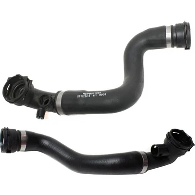 Pair Set of 2 Radiator Hoses Upper for E53 X5 Series BMW 2001-2006 Foto 1 de 4