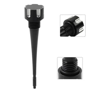 Black CNC Oil Dipstick Black for Lifan YX 125cc 140cc Engine Pit Dirt Bike - Picture 1 of 11
