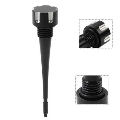 Black CNC Oil Dipstick Black for Lifan YX 125cc 140cc Engine Pit Dirt Bike - Image 1 of 4