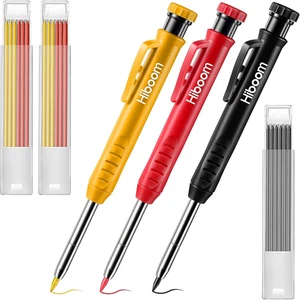 3 Matita per Falegname Con 21 Mine Versatili, Matita per Olio, Strumenti per Il  - Foto 1 di 12