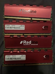Mushkin Redline (4X8GB) Desktop PC3-12800 DDR3 1600MHz Desktop Gaming Memory Lot - Picture 1 of 2