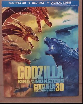 NEW - Godzilla: King of the Monsters 3D Blu-ray 2019 [Warner Bros.] - Image 1 of 2