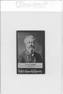 1901 Ogden's Guinea Gold JULES VERNE #91 Vintage Tobacco AUTHOR Card - Picture 1 of 2