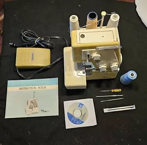 New Home My Lock 203 Electronic Controlled Sewing Machine 120V W/ Thread &Peddle - Picture 1 of 6