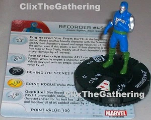 GRABADORA 451 #013B Guardianes de la Galaxia Marvel HeroClix - Imagen 1 de 1
