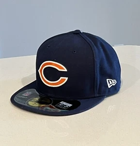 NEW ERA Chicago Bears NFL Cap, Navy - Size 7 1/2 - Picture 1 of 5