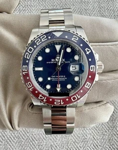 Rolex GMT-Master II 126719BLRO White Gold “Pepsi” Unworn Complete Set - Picture 1 of 7