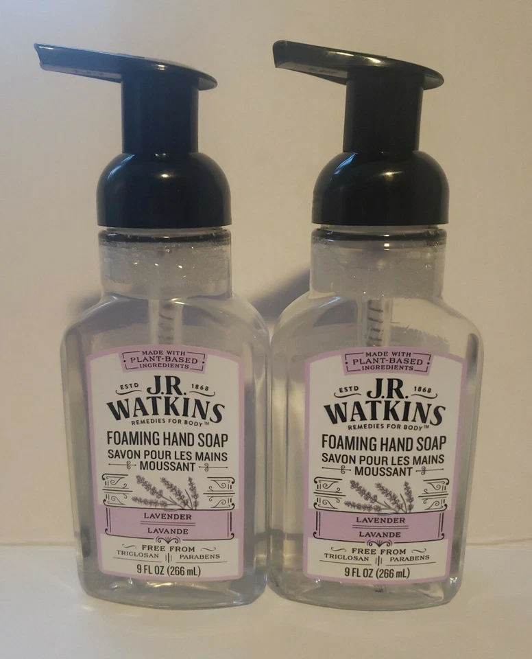 J.r. Watkins 20627 Foaming Hand Soap With Lavender Scent 9 Oz