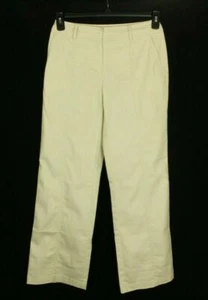 Focus 2000 Womens Ivory Pants Stretch Size 4P - Picture 1 of 4