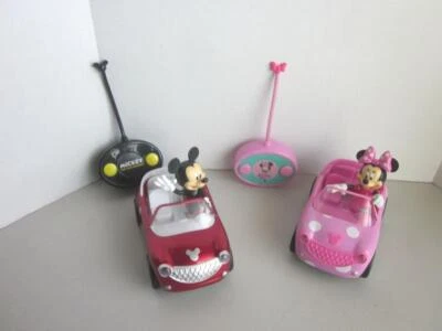 Great Deal Mickey Mouse and Minnie Mouse Remote Control Cars - Image 1 of 4