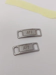 Nike AF1 Shoe Badge Lace Buckles Tags Authentic Air Force One Lace Buckle badge - Picture 1 of 4