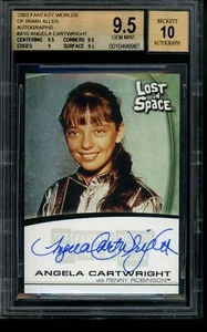 2003 Fantasy Worlds Lost In Space Autograph Angela Cartwright Auto BGS 9.5/10 - Picture 1 of 2