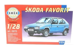 Kit de modelismo de plástico SMER Skoda Favorit 1:28 modelo de coche - Imagen 1 de 3