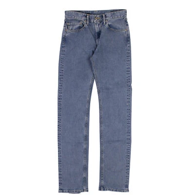 NUEVO VLONE Azul Denim Cremallera Pantalones de mezclilla ajustados Talla S Foto 1 de 4