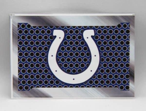 NFL Team INDIANAPOLIS COLTS Metal License Plate Style Vending Machine Sticker - Bild 1 von 1