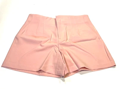 Nuevo con etiquetas Pantalón Corto Rodner Figueroa Mikaela Cintura Alta - Rosa, L Foto 1 de 4