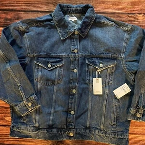 Chaqueta vaquera Good American Classic Denim talla 3 grande color 873 azul Bn A - Imagen 1 de 8