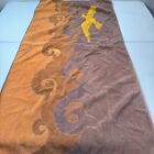 vintage vida bath beach towel brown seagle 100% cotton brazil rectangle mcm retr