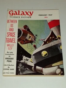 GALAXY SCIENCE MAGAZINE FÉVRIER 1957 PULP de science-fiction - Photo 1/3