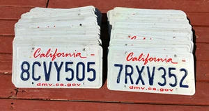 100 Craft Condition California License Plates - Picture 1 of 1