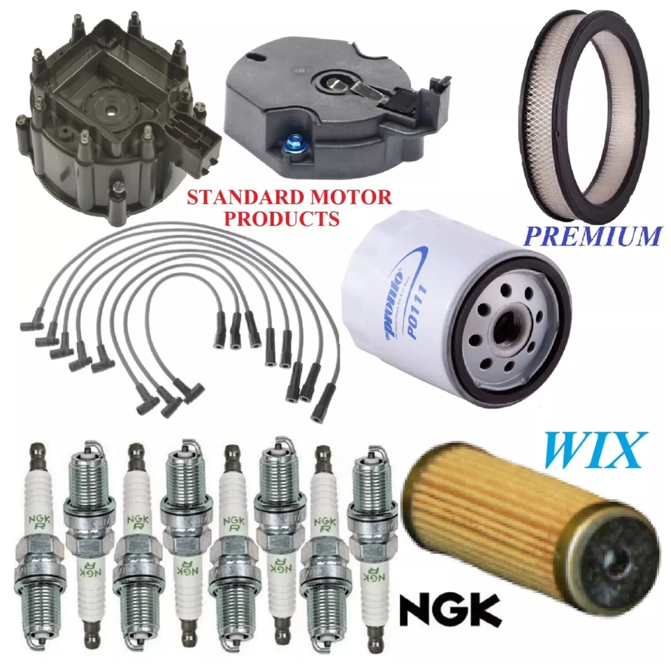 Kit de afinación filtros tapa cable bujías para Pontiac Grand Lemans V8 4,3 L 1980 Foto 1 de 1