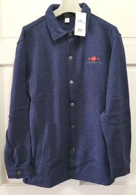 Charles River Applegate Foods 徽标男女通用抓绒扣 - 蓝色 - 大号 — 第 1/4 张图片