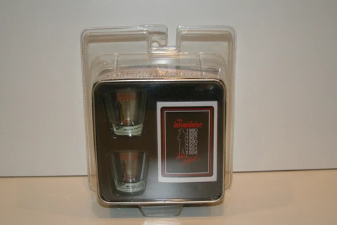 Dale Earnhardt Nascar (2) Shot Glass & Playing Card Gift Set - The Intimidator Cover