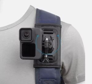 For GoPro Hero 10 9 8 7 6 5 DJI Action 2 Buckle Mount Shoulder Strap - Picture 1 of 4
