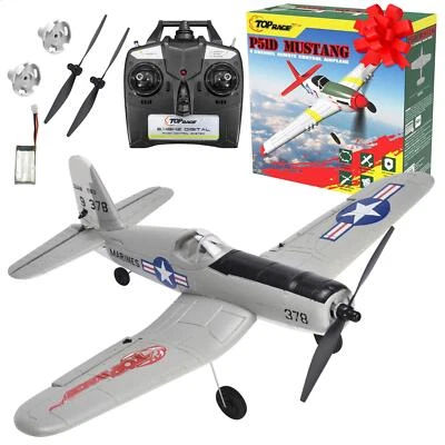 Top Race Remote Control Airplane - Ready to Fly 4 Channel RC Plane for Adults - - Image 1 of 4