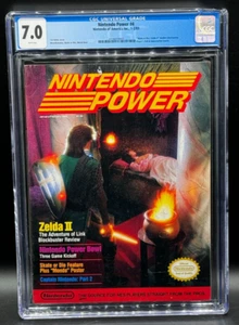 Nintendo Power #4 Magazine January 1989 Zelda Cover CGC 7.0 White Pgs - Picture 1 of 3