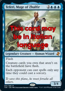 MTG TEFERI, MAGE OF ZHALFIR EXC - TEFERI, MAGO DI ZHALFIR - TSR - MAGIC - Picture 1 of 1