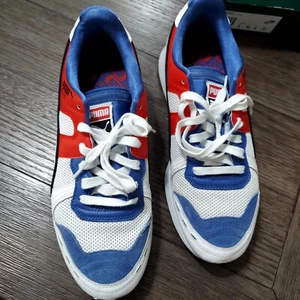 PUMA RS-100 SOUND White Red Blue 368025-01 Men's Size 9 - Imagen 1 de 7