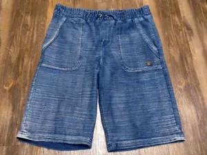 Buffalo David Bitton Shorts Boys Youth XL Spandex Elastic Style Blue Jean - Picture 1 of 7