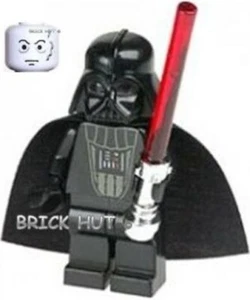 LEGO STAR WARS - CLOUD CITY CLASSIC LIGHT GREY HEAD DARTH VADER - 10123 - NEW - Picture 1 of 1
