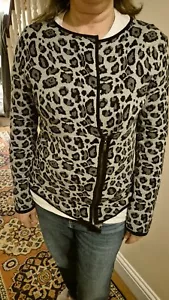 Leopard print cardigan- Size M - Picture 1 of 10
